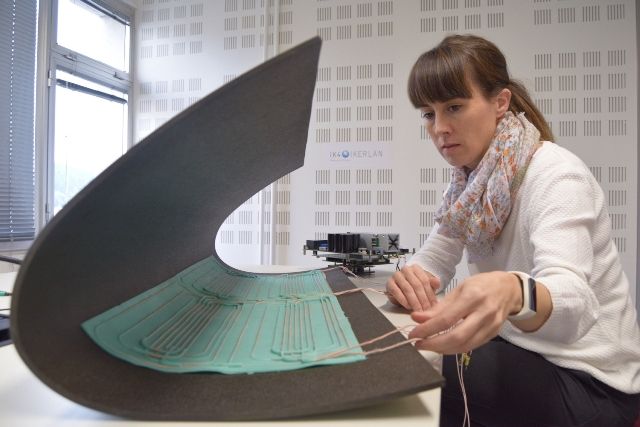 Inducción electromagnética para calentar las alas de los aviones