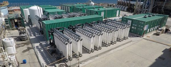 desaladora de uso industrial