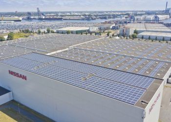 techo solar de Nissan en Amsterdam
