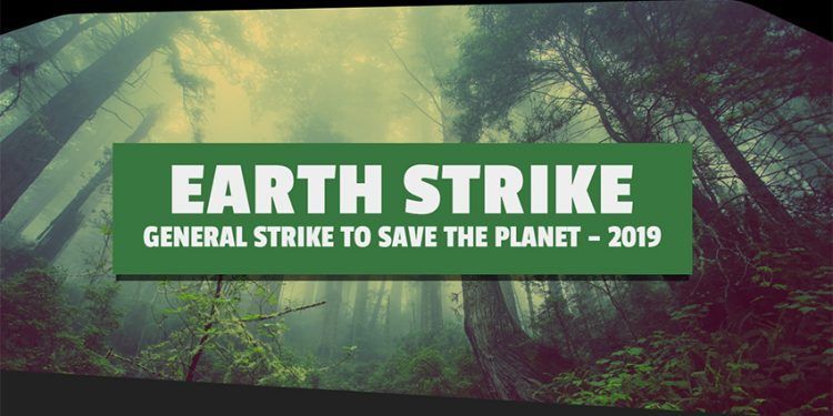 Huelga Mundial por el Clima. Foto Earth Strike.