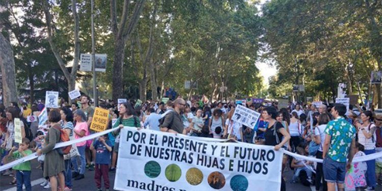 Una de las multitudinarias manifestaciones celebradas en España.