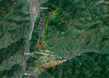 Galerías de los Pozos Barredo y Figaredo en la cuenca minera asturiana.