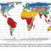 Las 12 zonas climáticas del nuevo informe sobre las zonas con mejores condiciones climáticas para proyectos fotovoltaicos.
