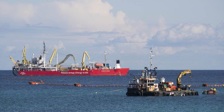 enlace eléctrico entre Menorca y Mallorca