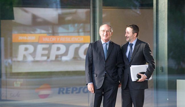 Antonio Brufau y Josu Jon Imaz, presidente y consejero delegado de Repsol.