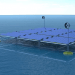 La primera plataforma híbrida flotante del mundo: sol, viento y olas para crear electricidad