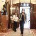 Reyes Maroto, ministra de Industria, llegando al Congreso donde ha informado de la presentación de los acuerdos energéticos de la industria.