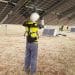 Usan «exoesqueletos» para construir dos parques solares en Carmona