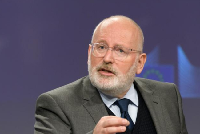 Frans Timmermans, vicepresidente de la Comisión Europea. Foto: Comisión Europea.