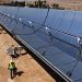 Espejos parabólicos en el sitio de investigación de la empresa de energía solar Brenmiller Energy cerca de Dimona. Foto:Noticias de Israel (crédito de la foto: NIR ELIAS / REUTERS).