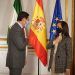 La reunión entre Red Eléctrica y la Junta de ANdalucía ha contado con Beatriz Corredor, presidenta de Red Eléctrica, y Juan Manuel Moreno, presidente de la Junta de Andalucía.