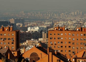 Contaminación en Madrid tras el paso de Filomena.