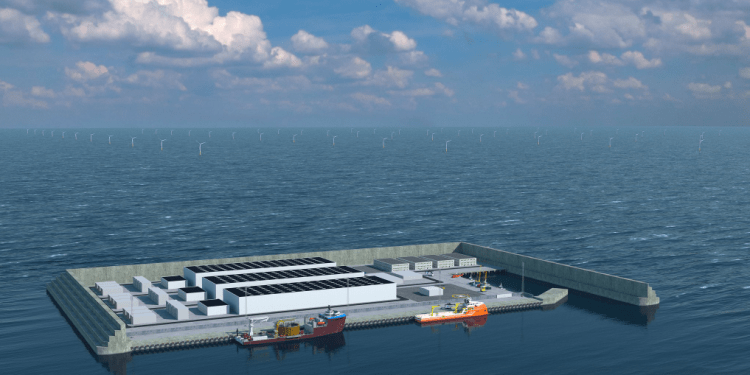 proyecto de islas de energía en el mar del norte