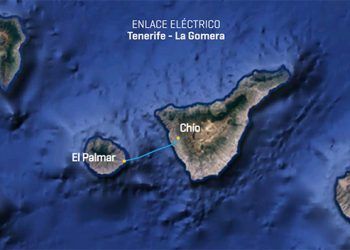 El proyecto de interconexión eléctrica submarina entre Tenerife y La Gomera.