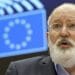 Frans Timmermans, vicepresidente de la Comisión Europea, habla sobre la transición y las leyes que prepara la UE.