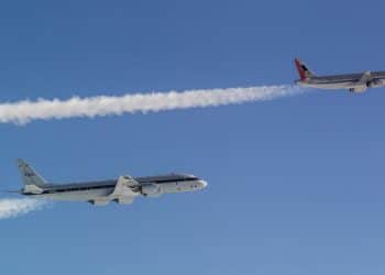 Este sistema permite reducir la contaminación de las estelas de condensación de los aviones