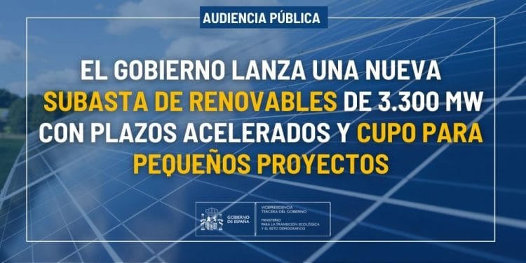 subasta de renovables