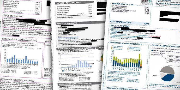 Denuncian a Endesa, Ibedrola y Naturgy por irregularidades en la información de sus facturas de la luz