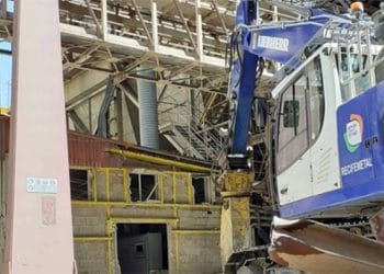 Trabajos del proceso de desmantelamiento de Compostilla.