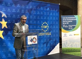 Presentación de las Zonas de Bajas Emisiones (ZBE). Hugo Morán, secretario de Estado de Medio Ambiente.
