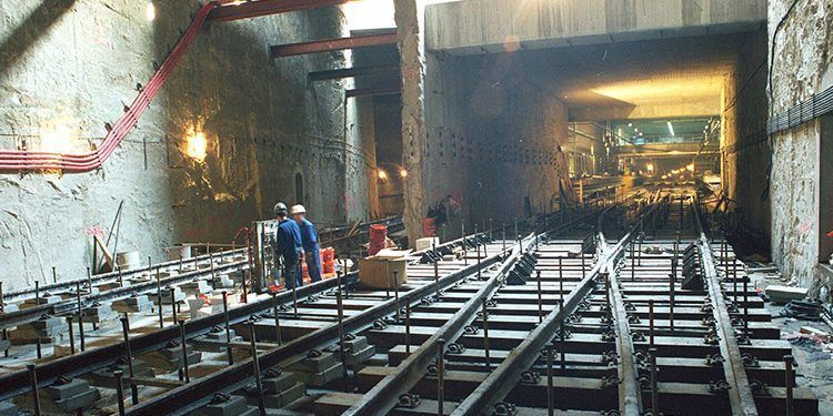 Construcción de la Línea 11 de Metro de Madrid