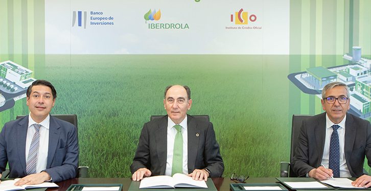 El BEI y el ICO firman con Iberdrola la financiación conjunta de una planta de producción de hidrógeno verde a gran escala