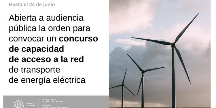 MITECO: Concurso de capacidad de acceso.