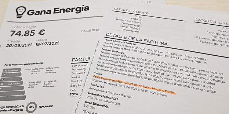 Factura de la luz