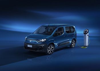 FIAT E-Dobló, uno de los coches eléctricos que se fabrican en la planta de Stellantis de Vigo.