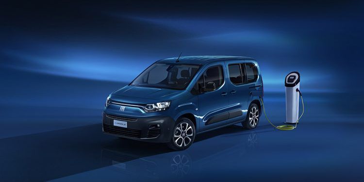 FIAT E-Dobló, uno de los coches eléctricos que se fabrican en la planta de Stellantis de Vigo.