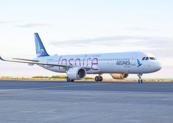 Azores Airlines culmina su primer vuelo con combustible de aviación sostenible (SAF)