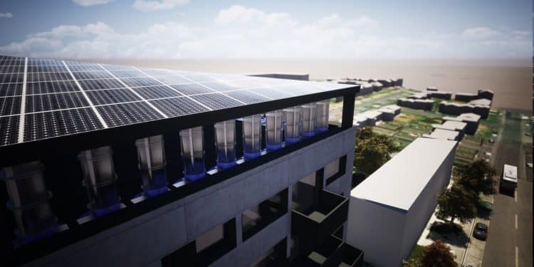 Unéole, la solución de autoconsumo que recurre al sol durante el día y al viento, por la noche