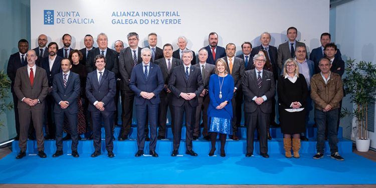 Acto de presentación de la Alianza Industrial Gallega del Hidrógeno Verde.