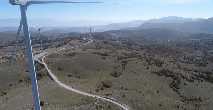 Iberdrola construye un parque eólico en Grecia en solo seis meses