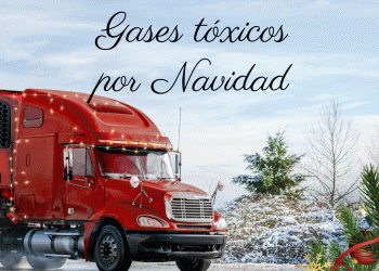 La contaminación del transporte por camiones se duplicará durante las Fiestas Navideñas