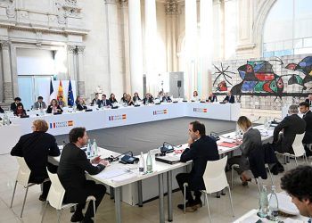 Cumbre de Francia y España celebrada en Barcelona. Foto: MITECO.