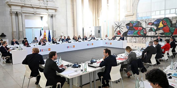 Cumbre de Francia y España celebrada en Barcelona. Foto: MITECO.