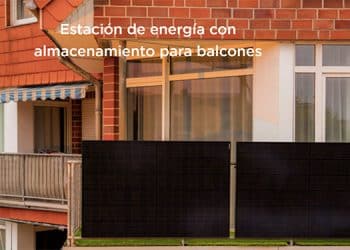 Solución de energía solar para balcones