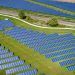 Paneles solares de la planta de Sangüesa de Smurfit Kappa .