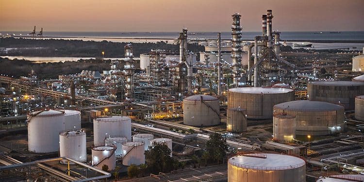 Parque Energético de Cepsa en Palos de la Frontera (Huelva).