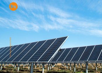 Planta fotovoltaica de Fotowatio (FRV) en Solana de los Barros (Extremadura).