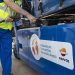 Surtidor de combustibles renovables de Repsol.