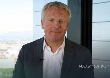 Maarten Wetselaar, CEO de CEPSA, interviene en el congreso de hidrógeno.