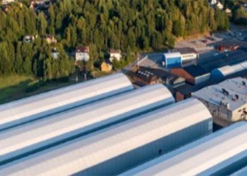 Planta de fabricación de vidrio de Ardagh Glass Limmared AB en Gotemburgo (Suecia).
