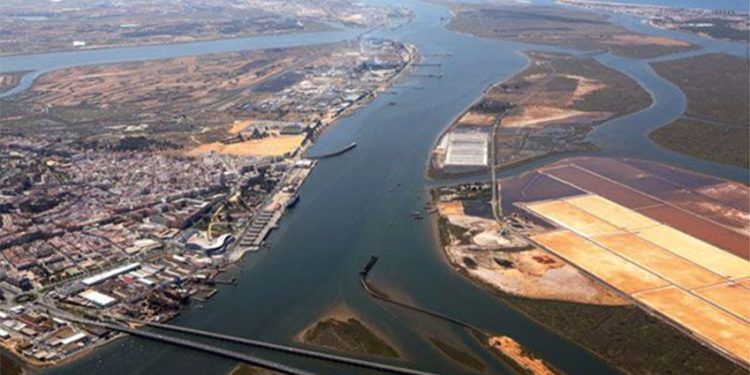 Puerto de Huelva. Imagen: Junta de Andalucía.
