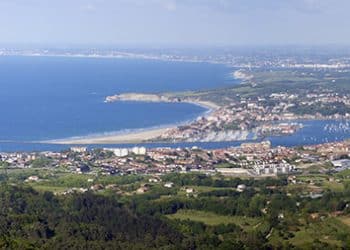 Vista del Golfo de Bizcaia.