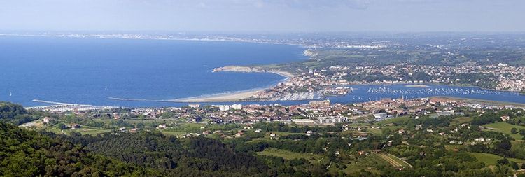 Vista del Golfo de Bizcaia.