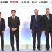 Presidentes y Ceo's de Hino, Toyota, Daimler Truck y Mitsubishi Fuso.