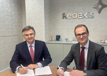 Pedro Marín, director general Inerco y Fidel López Soria, CEO Redexis.