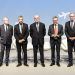 Imagen de las autoridades y representantes institucionales y empresariales asistentes al foro luso-español (Lisboa).